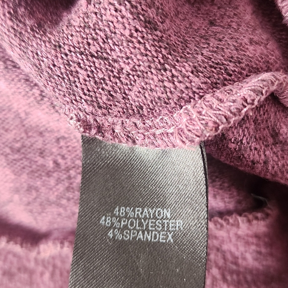 Torrid Set Of 2 Super Soft Plush Pullover Tops Grey And Purple Sz 00 - Picture 6 of 10